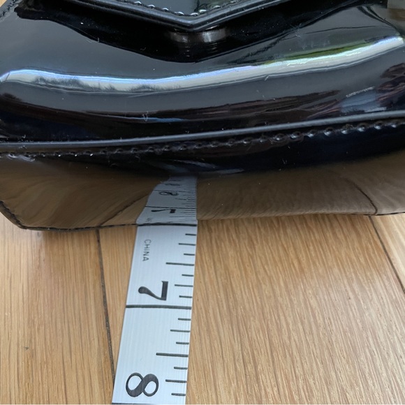 Wild Fable Black Faux Patent Leather Mini Pocket Book - Picture 6 of 11